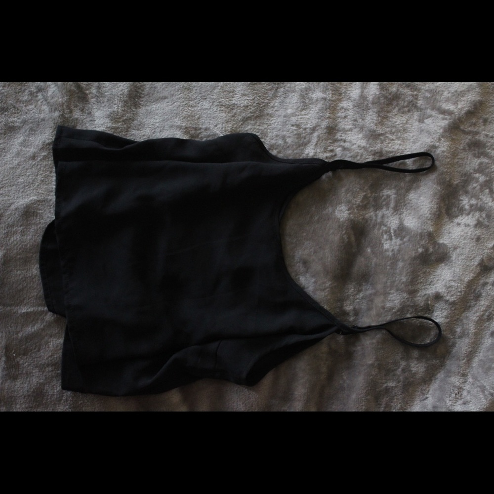 Black crop top